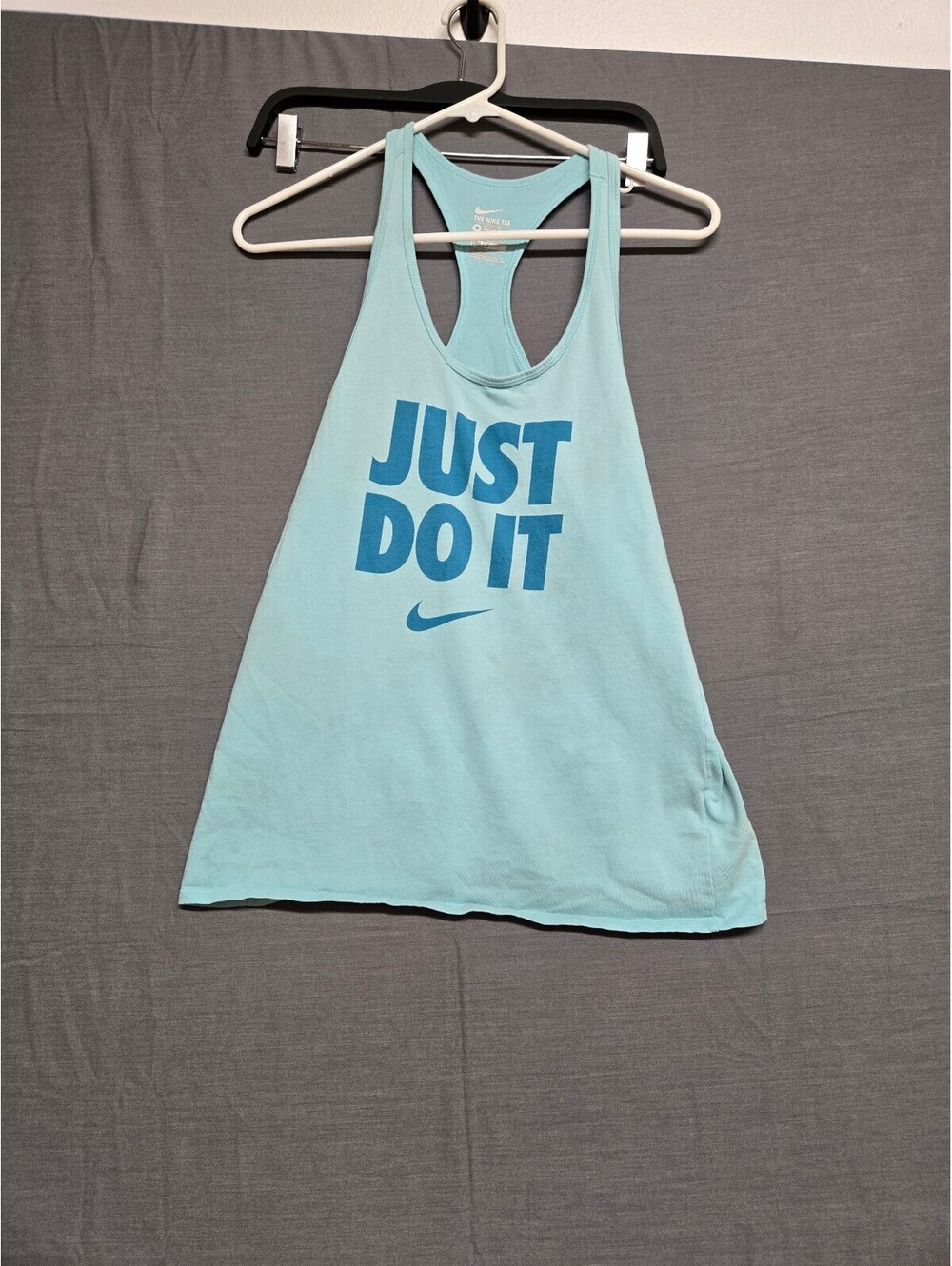 Nike Just Do It Light Blue Racerback Tank Top